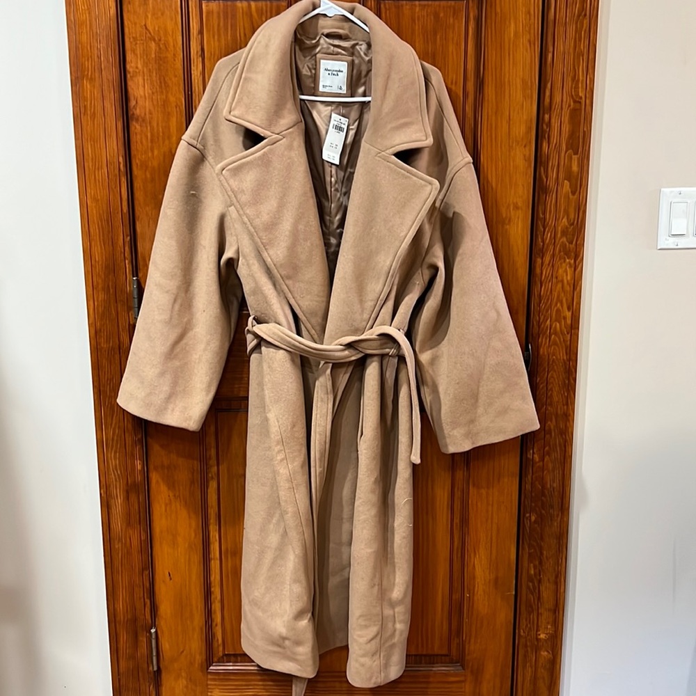 Abercrombie & Fitch wool long jacket
